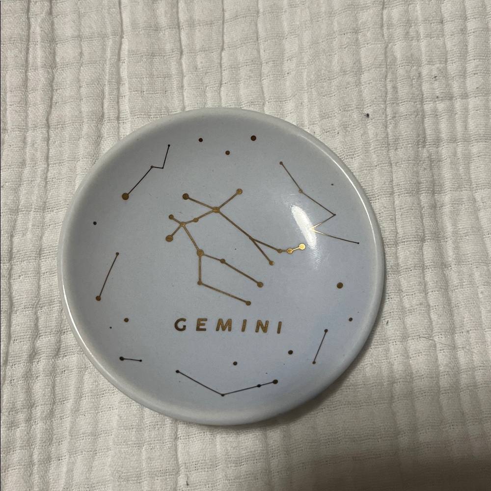 Gemini Constellation Decorative Plate